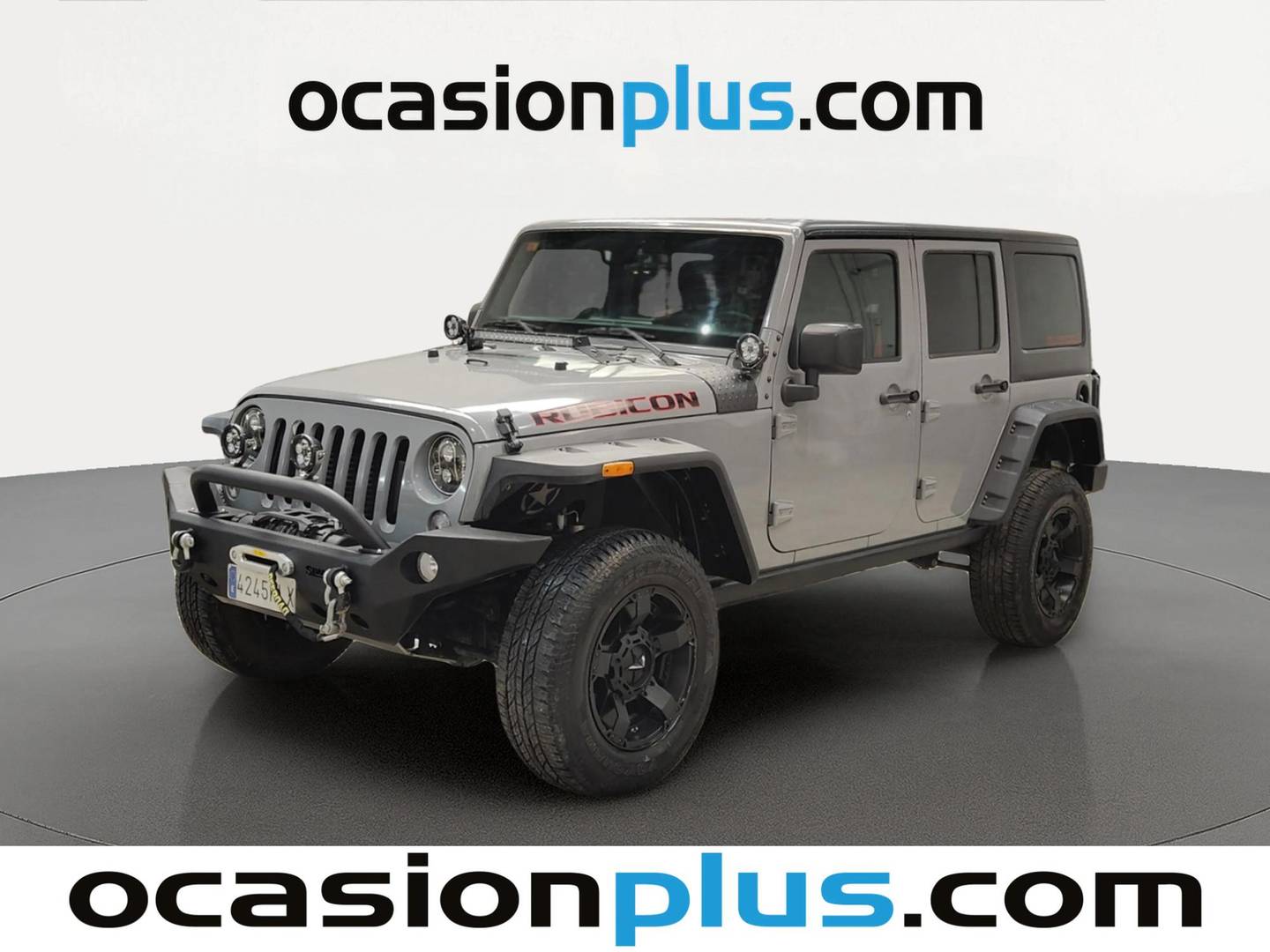 Foto delantera Jeep Wrangler Unlimited Jeep Wrangler Unlimited 2.8 CRD Rubicon Auto (200 CV) derecha