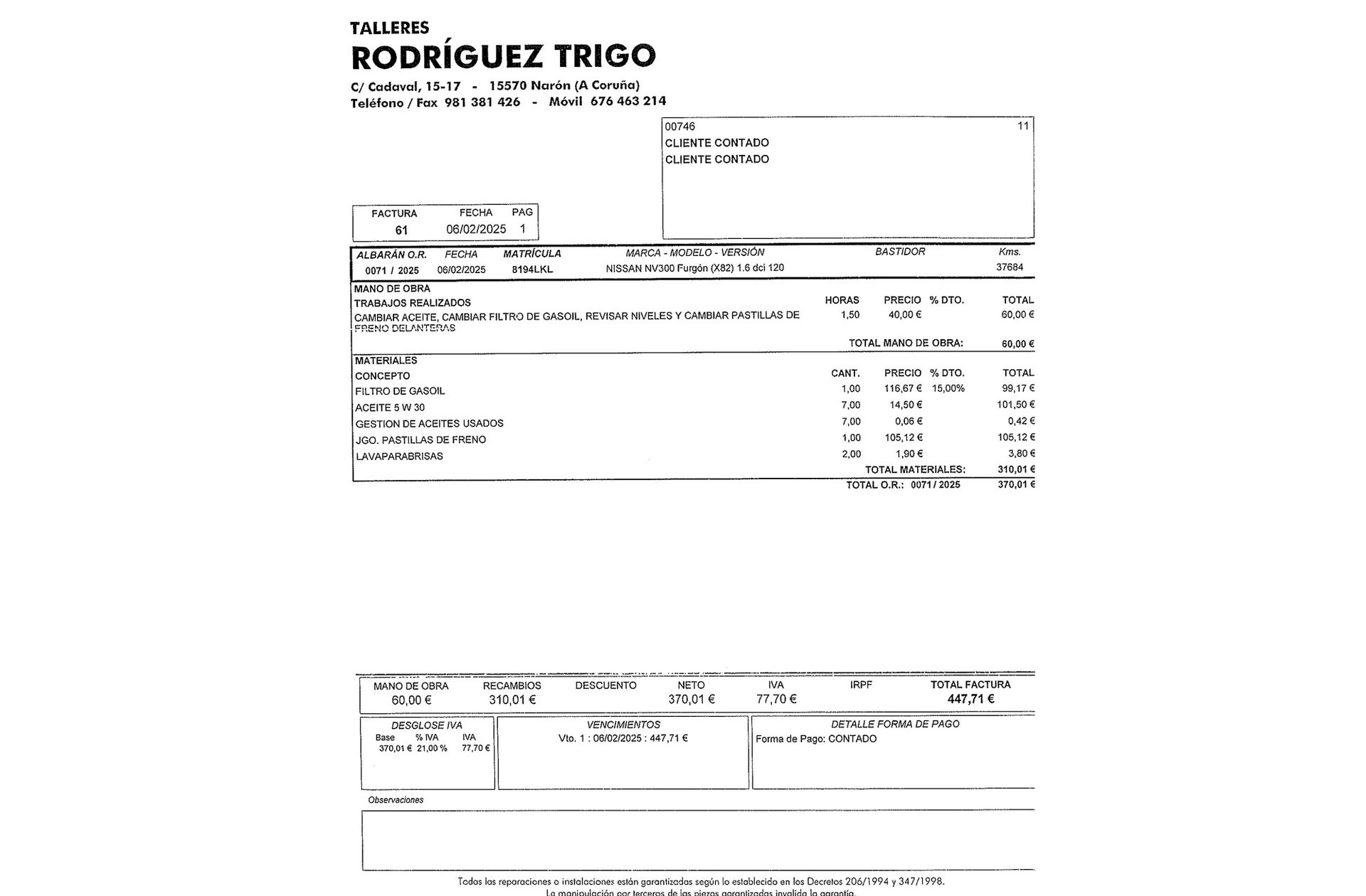 Nissan NV300 Furgon 2.0 dCi Comfort L1H1 - foto 15