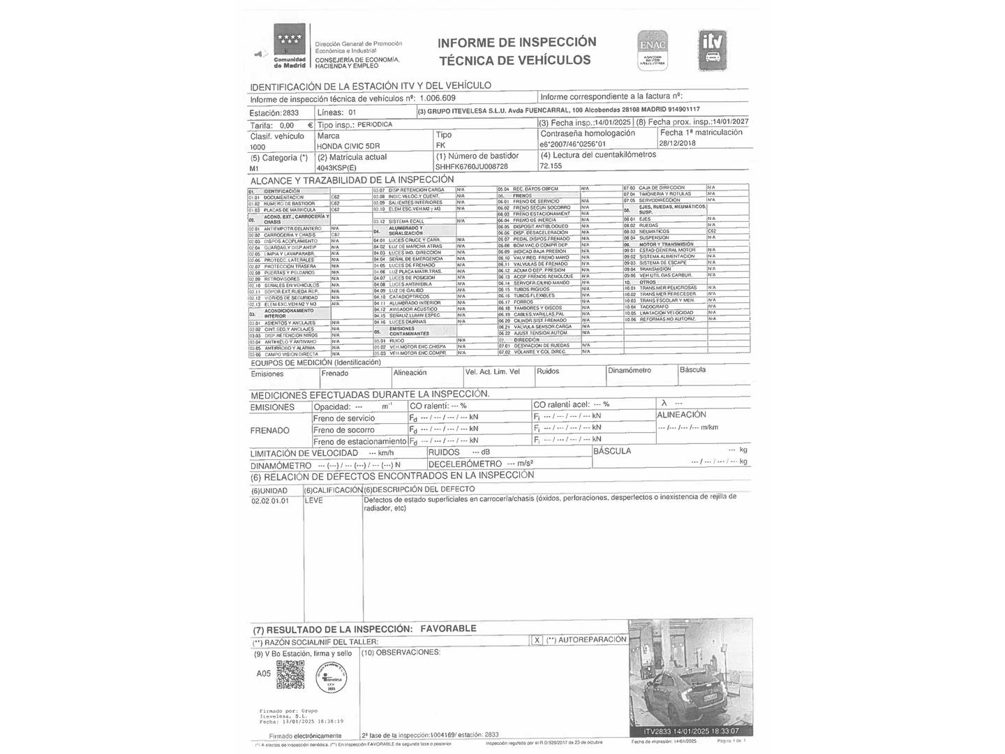 Honda Civic Honda Civic 1.0 I-VTEC TURBO Elegance (129 CV) de segunda mano