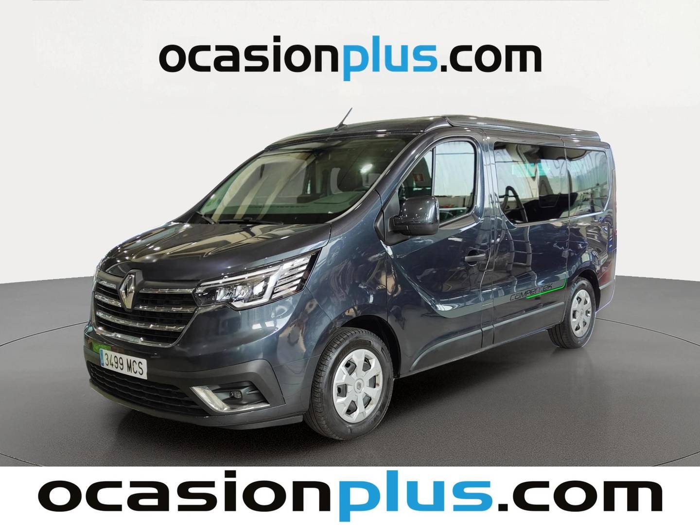 Foto delantera Renault Trafic Renault Trafic Authentic Energy Blue dCi (150 CV) Semi-camperizada 5 Plazas derecha