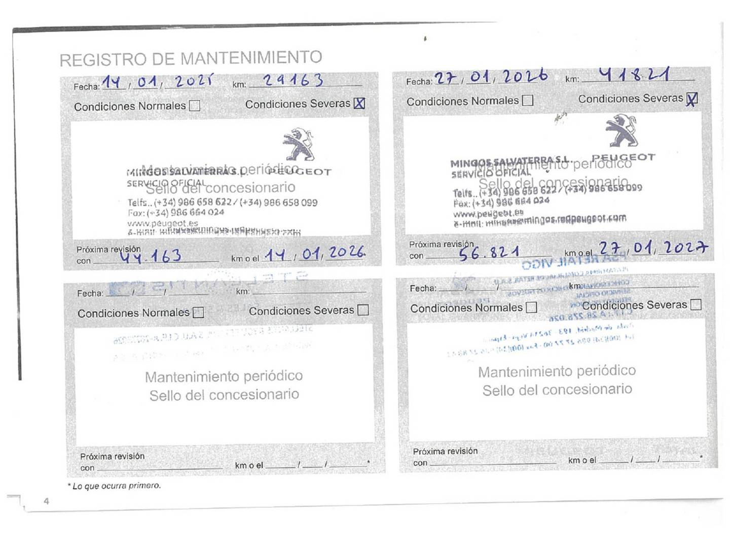 Foto del mantenimiento del Peugeot 208 Peugeot 208 PureTech 130 GT EAT8 (130 CV)
