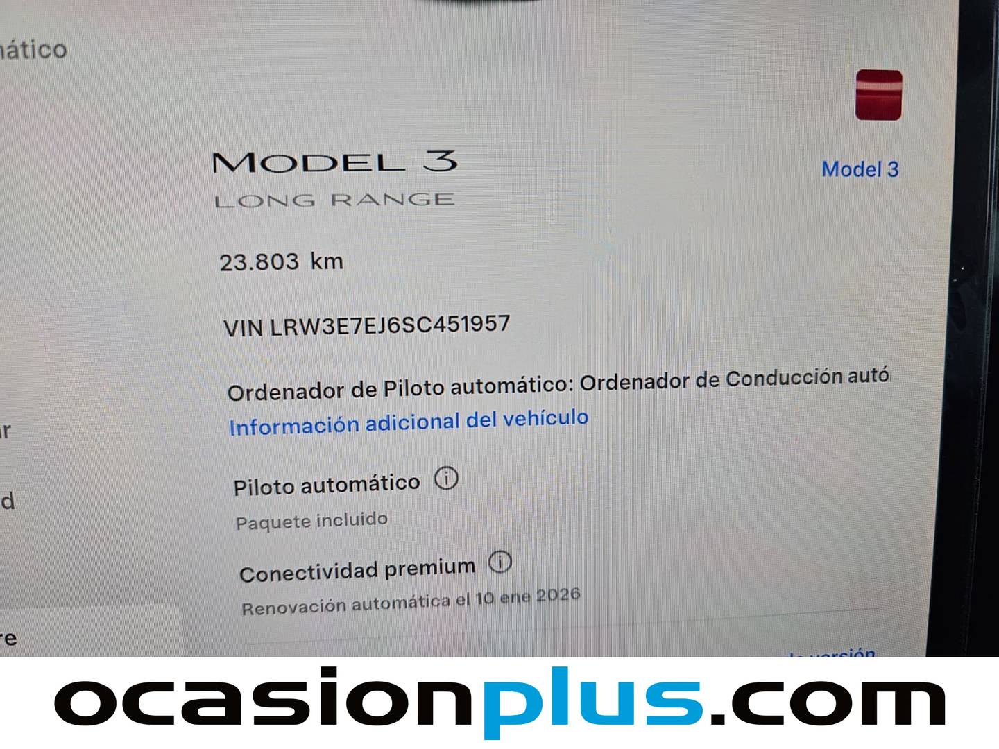 Tesla Model 3 Tesla Model 3 Autonomía RWD (304 CV) km 0