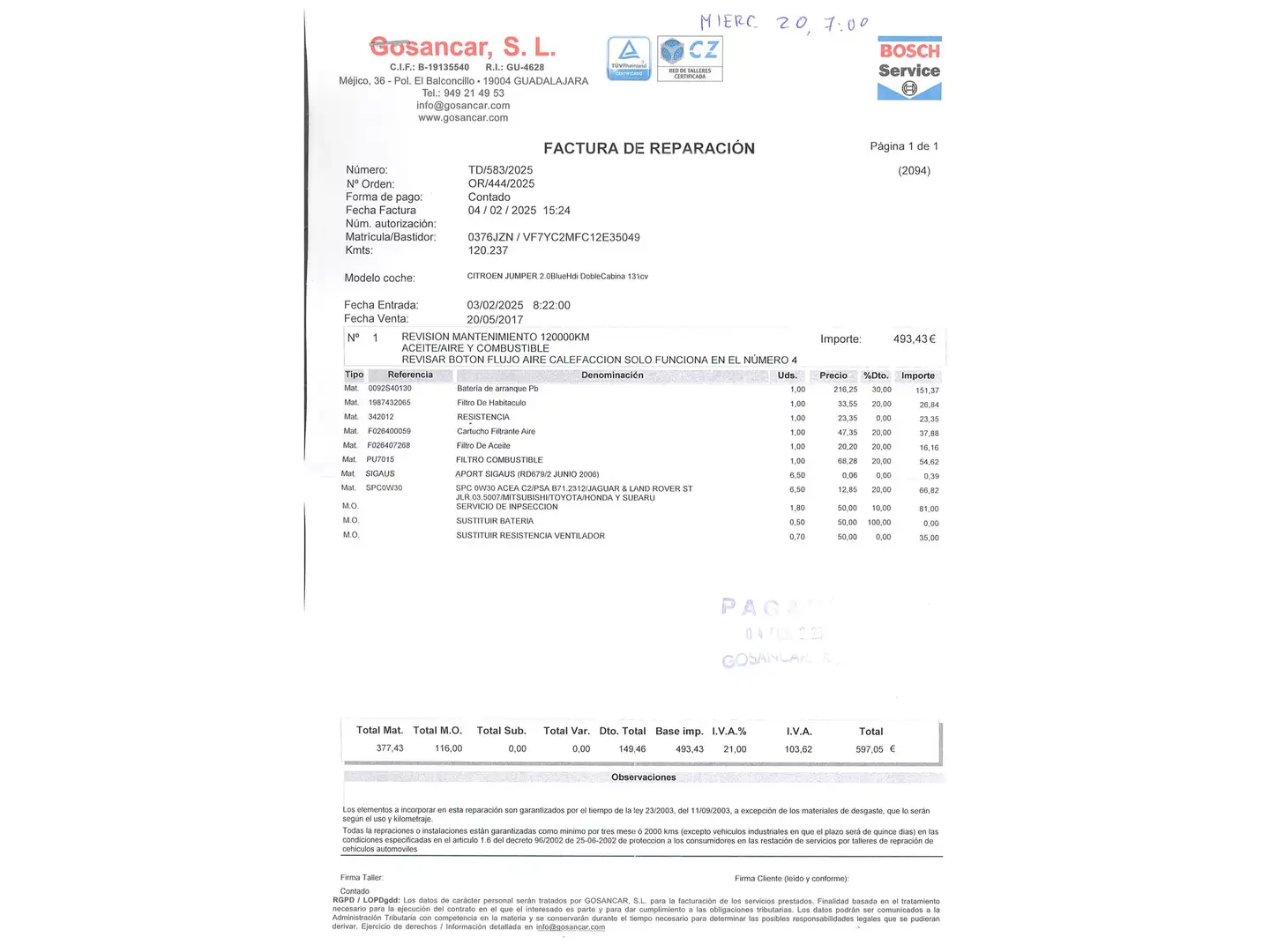 Foto Citroën Jumper Citroen Jumper BlueHDi 130 35 L3H3 (130 CV) Camperizada