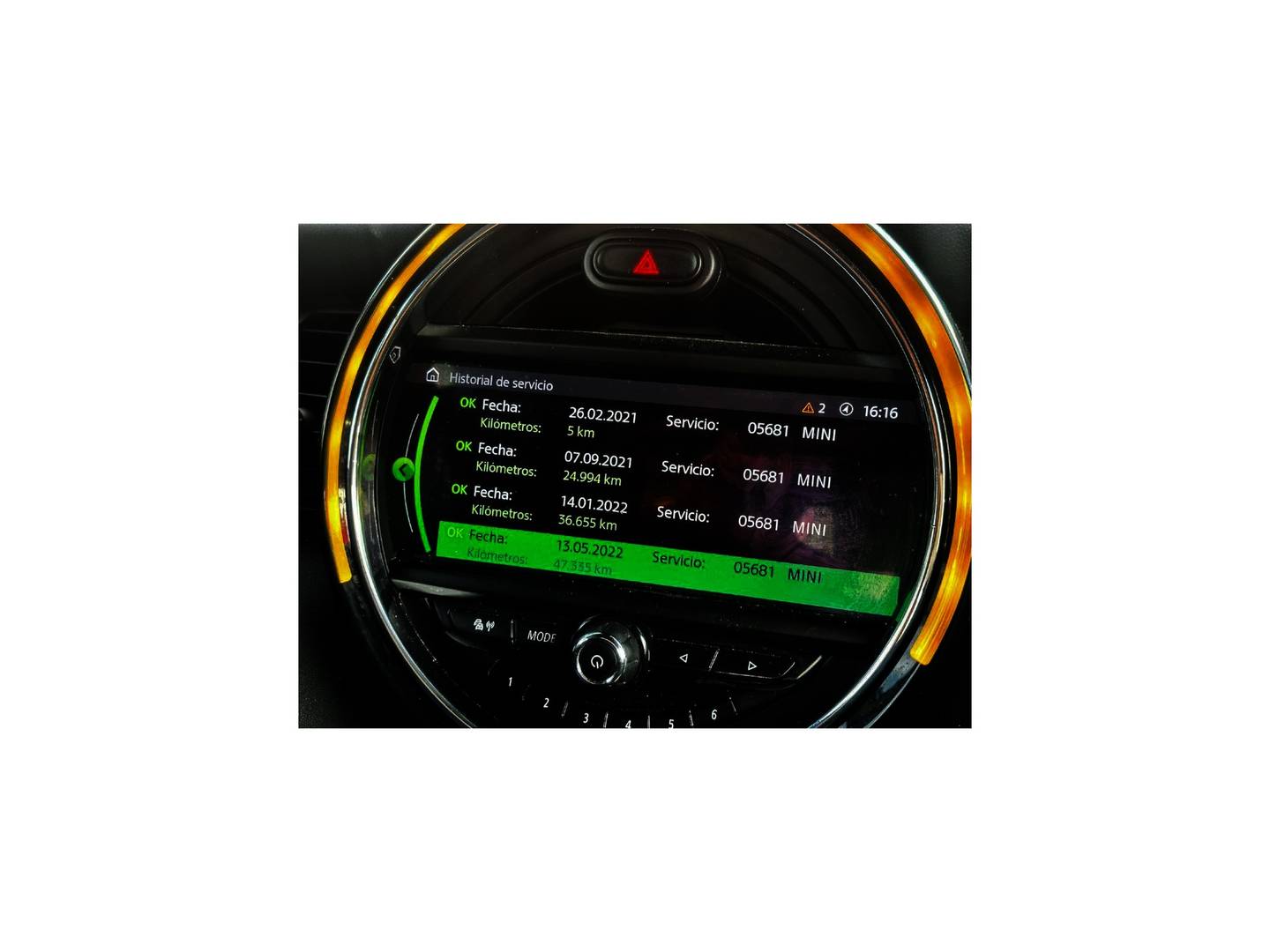 Foto del mantenimiento del Mini MINI Mini MINI Cooper Cabrio S (178 CV)