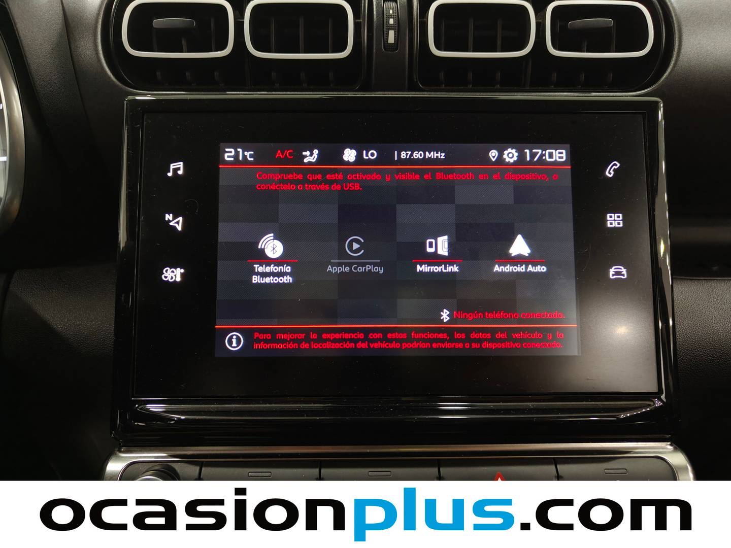 Extras y acabados del Citroën C3 Aircross Citroën C3 Aircross PureTech 110 S&S Plus (110 CV)