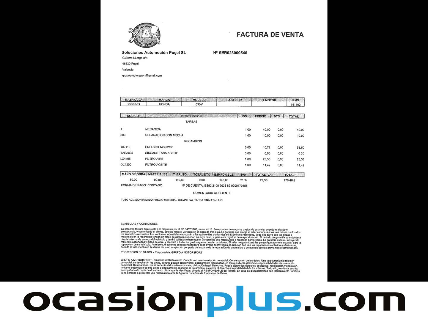 Foto del mantenimiento del Honda CR-V Honda CR-V 1.6 i-DTEC Elegance nav 4x2 (120 CV)