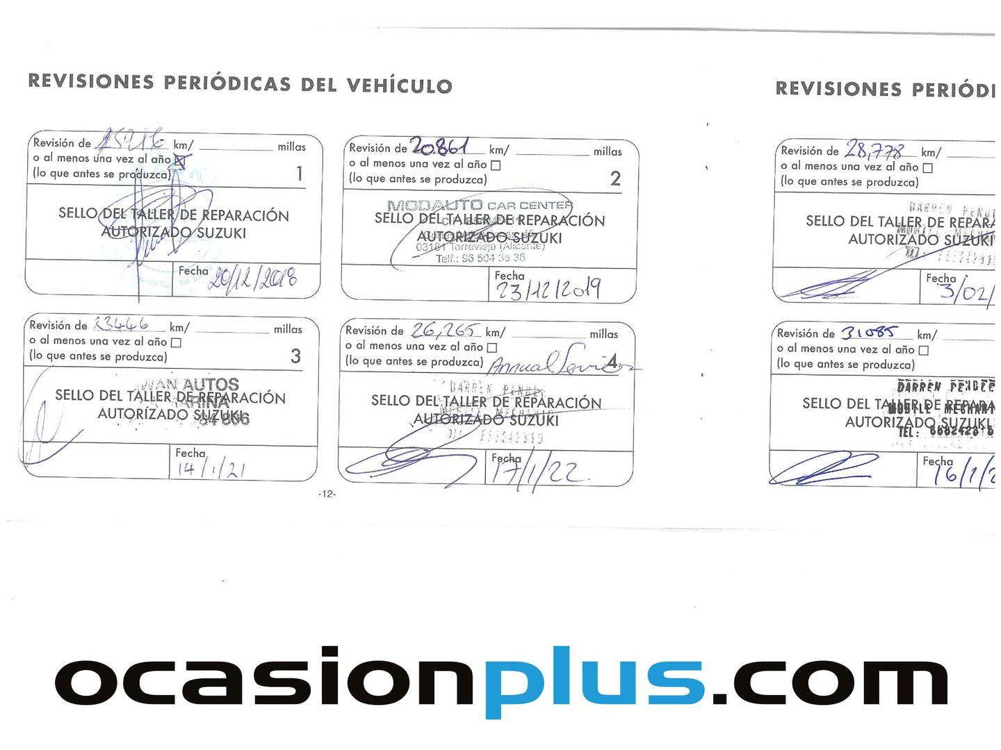 Foto del mantenimiento del Suzuki Ignis Suzuki Ignis 1.2 GLX 2WD AGS (90 CV)