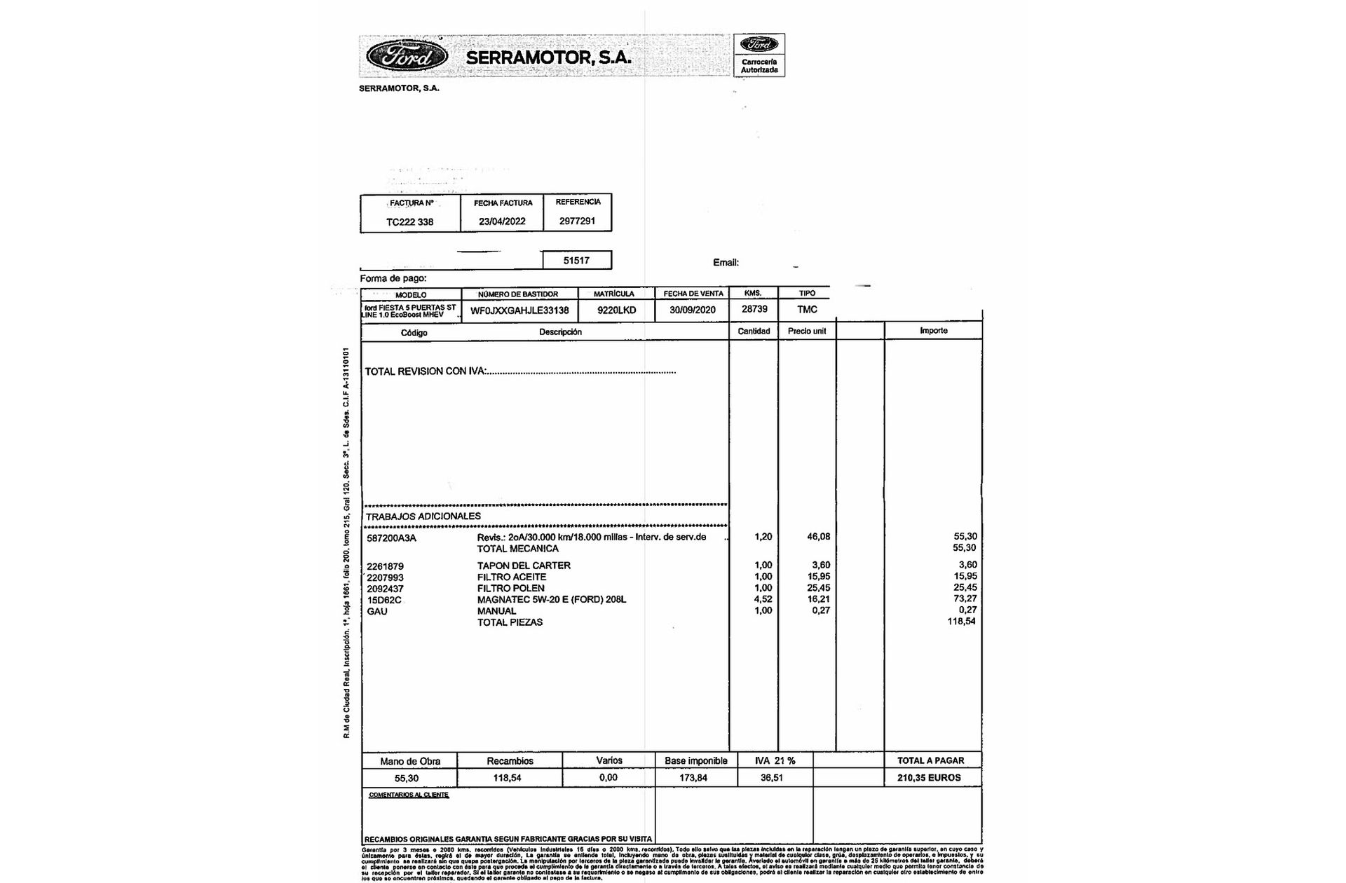 Ford Fiesta 1.0 EcoBoost MHEV ST-Line - foto 22