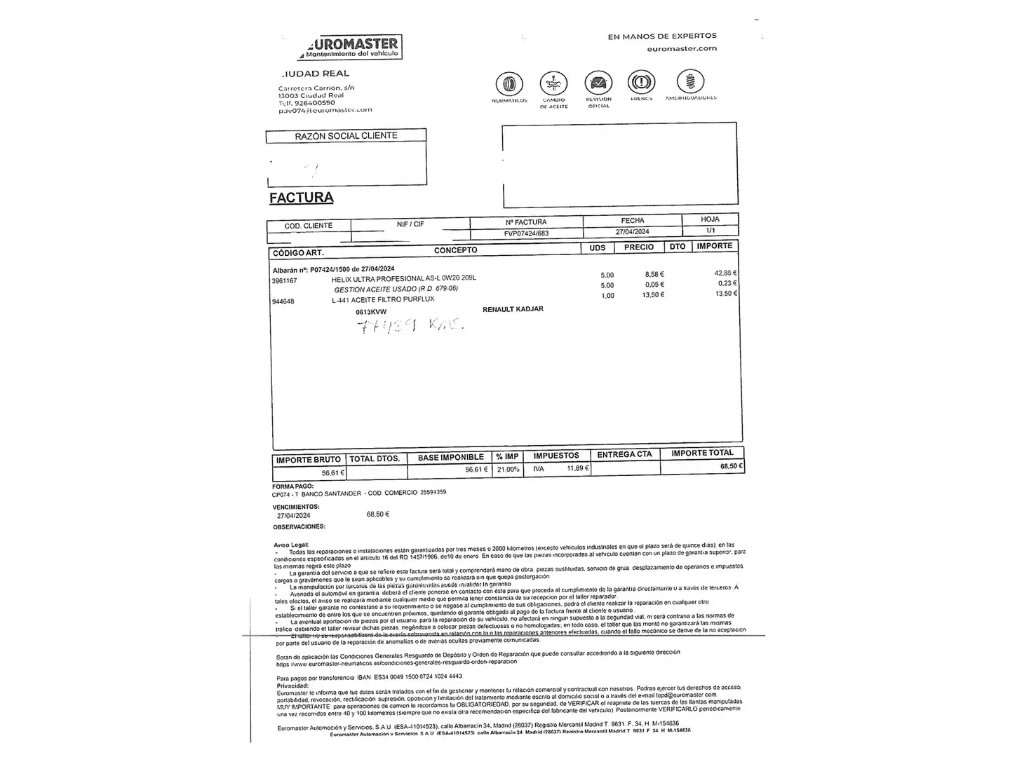 Foto Renault Kadjar Renault Kadjar Zen TCe (140 CV) GPF EDC