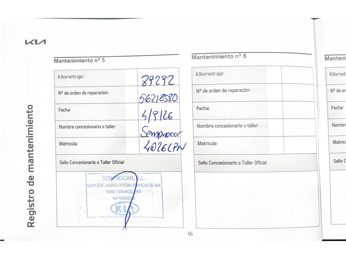 Foto del mantenimiento del KIA Stonic KIA Stonic 1.0 T-GDi MHEV Drive iMT (100 CV)