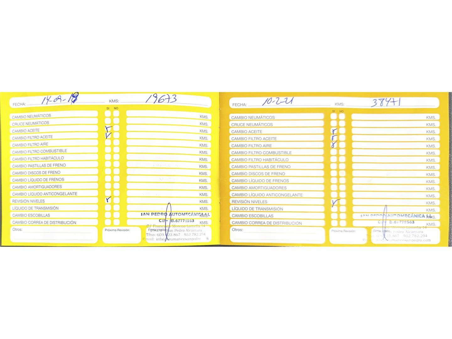 Foto del mantenimiento del Ferrari California Ferrari California 4.3 V8 (460 CV)