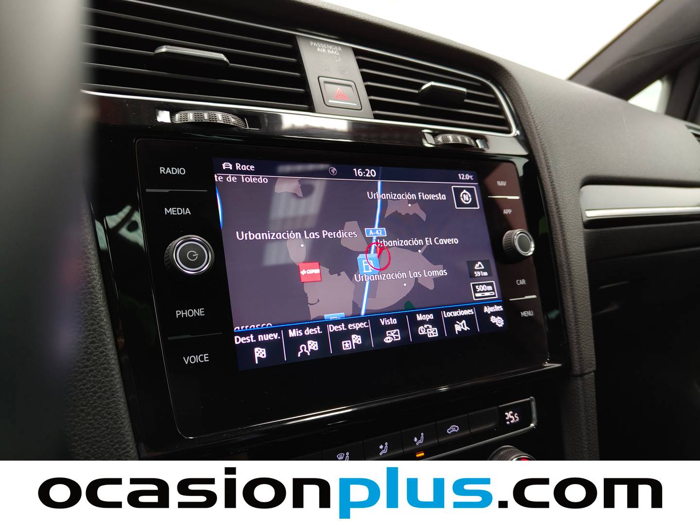 Equipamiento del Volkswagen Golf Volkswagen Golf R 2.0 TSI 4Motion (310 CV) DSG