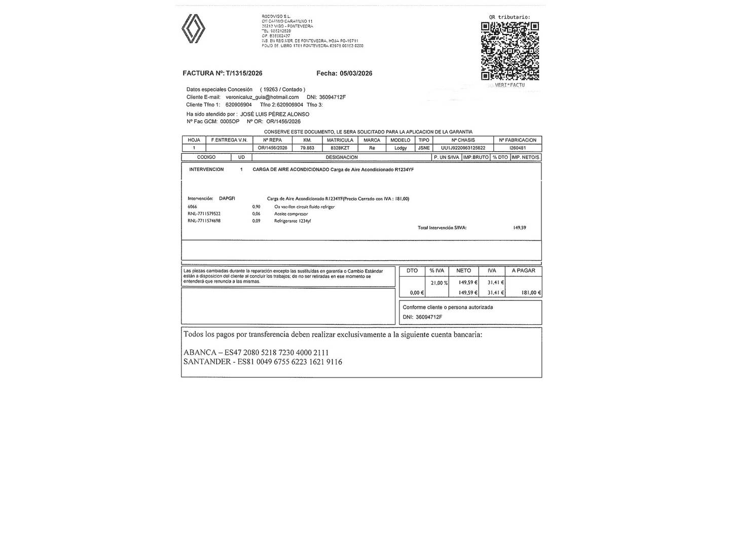 Dacia Lodgy Dacia Lodgy Serie Limitada Xplore TCE GPF (130 CV) de segunda mano