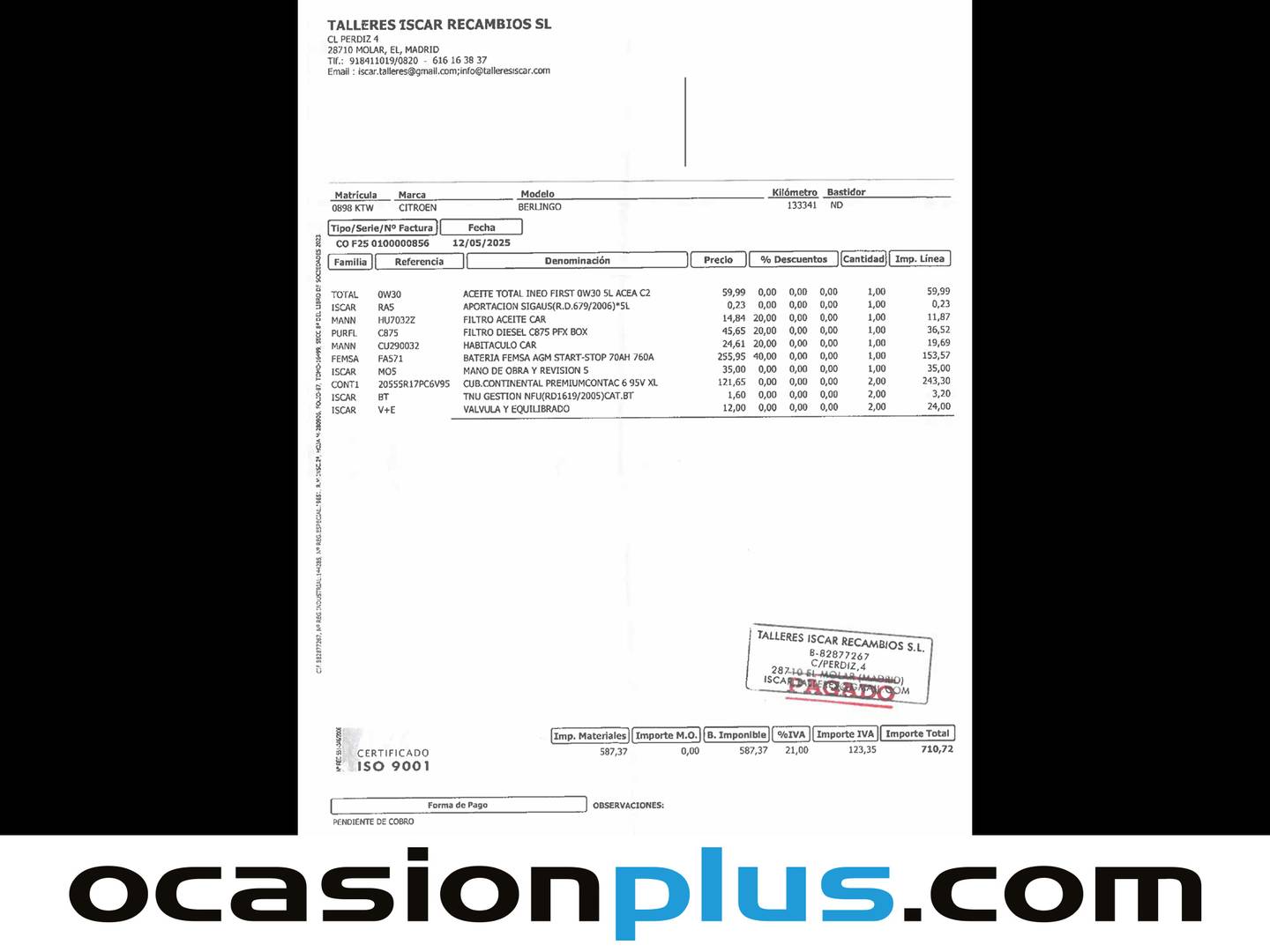 Foto Citroën Berlingo Citroen Berlingo BlueHDi 130 S&S Talla XL Shine EAT8 (130 CV) 7 Plazas