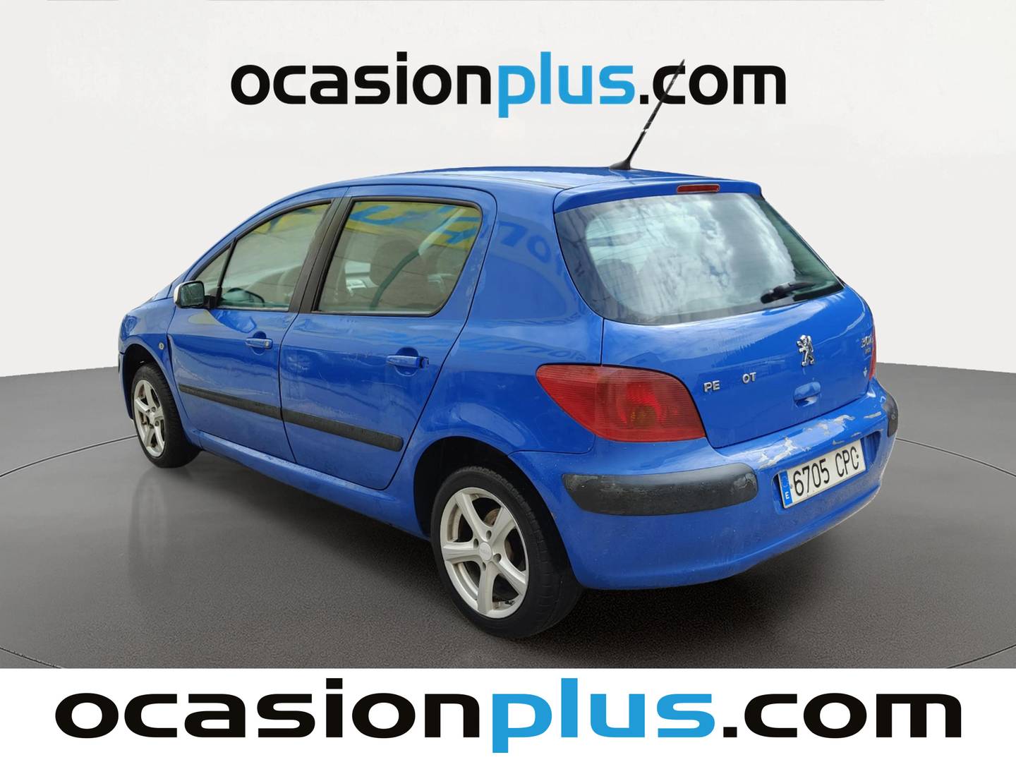 Foto trasera Peugeot 307 Peugeot 307 2.0 HDI XR Clim (90 CV) derecha