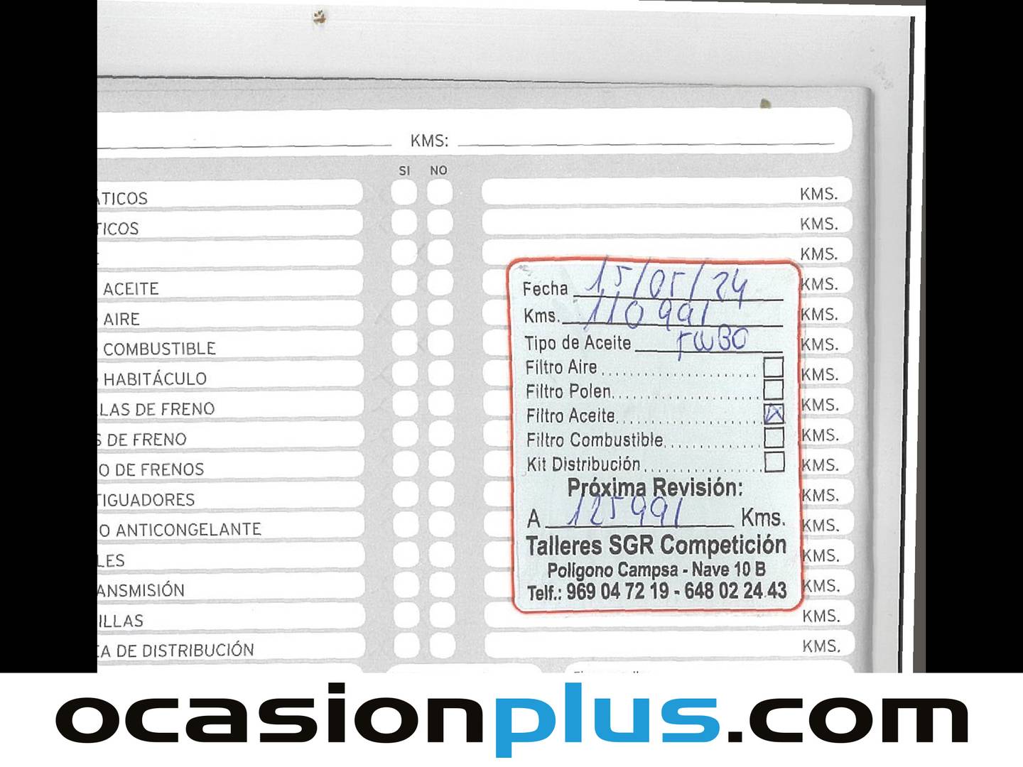 Foto del mantenimiento del Opel Astra Opel Astra 1.6 CDTi S&S Excellence (136 CV)