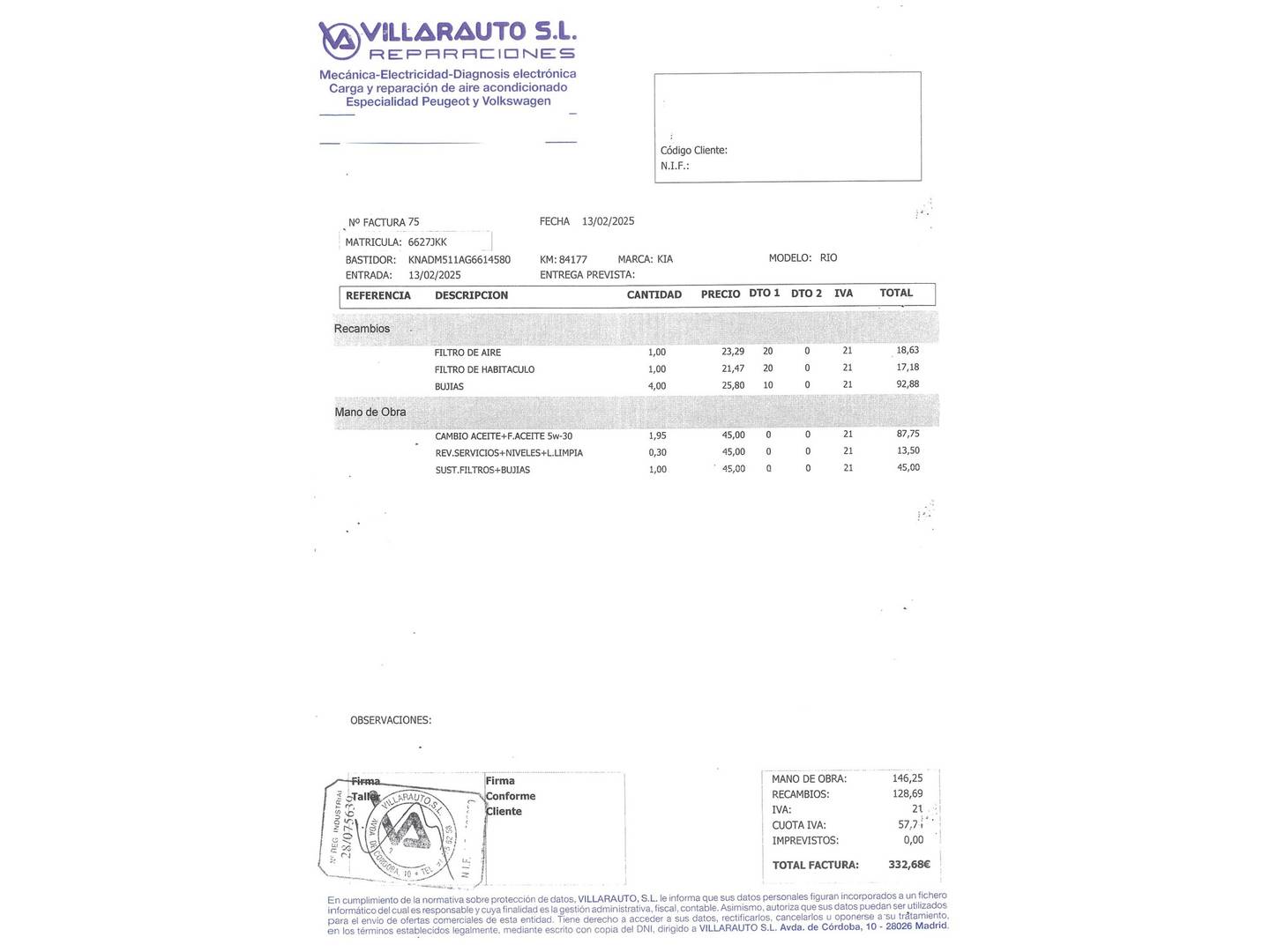 Foto KIA Rio Kia Rio 1.2 CVVT Concept  (84 CV)