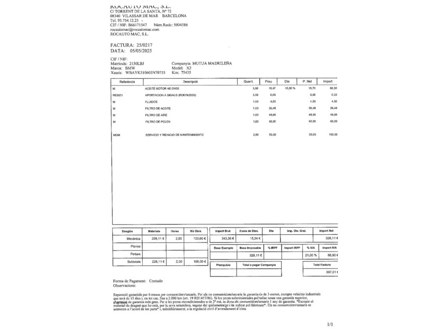 Foto BMW X2 BMW X2 sDrive18d (150 CV)