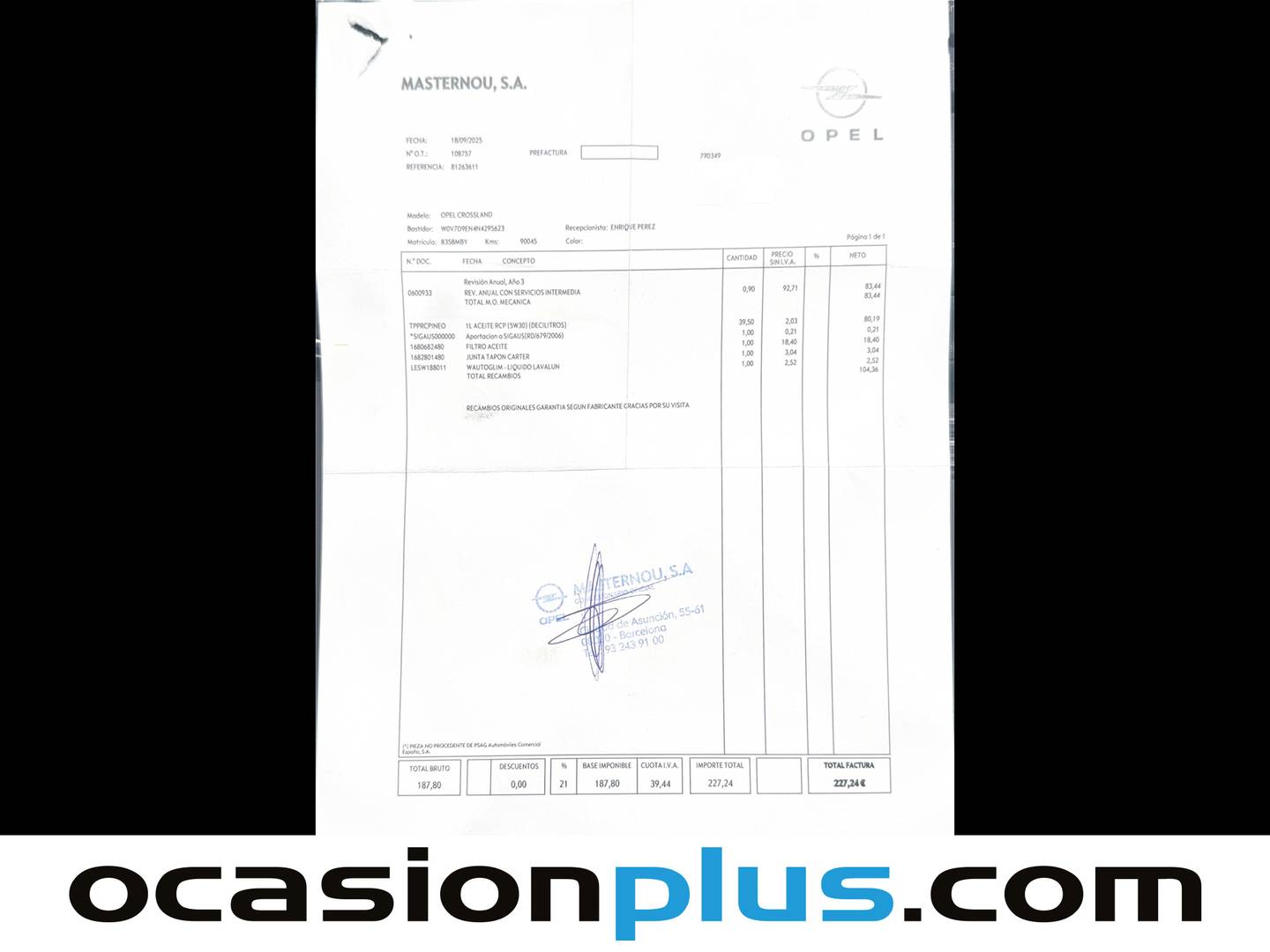 Foto Opel Crossland Opel Crossland 1.5D GS Line (110 CV)