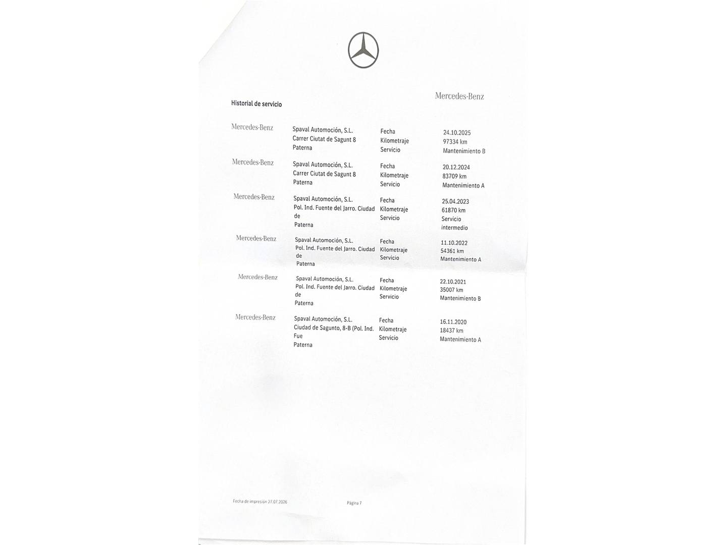 Foto del mantenimiento del Mercedes GLC Coupé Mercedes GLC Coupé 300 d 4Matic (245 CV) Pack AMG