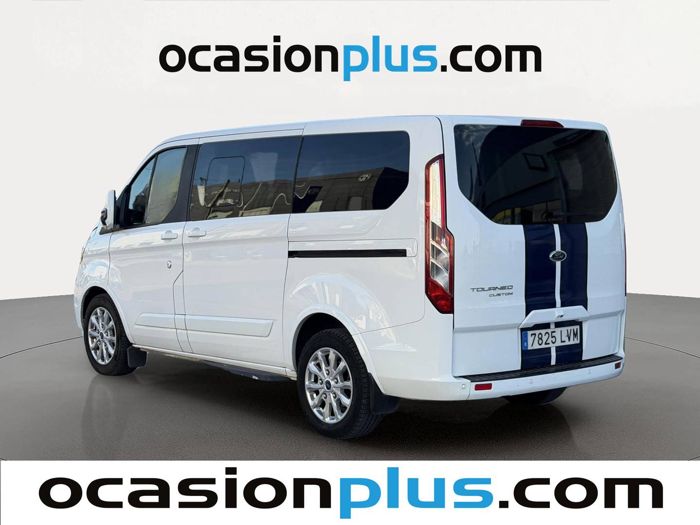 Foto trasera Ford Tourneo Custom Ford Tourneo Custom 2.0 Ecoblue L1 Titanium (130 CV) 8 plazas izquierda
