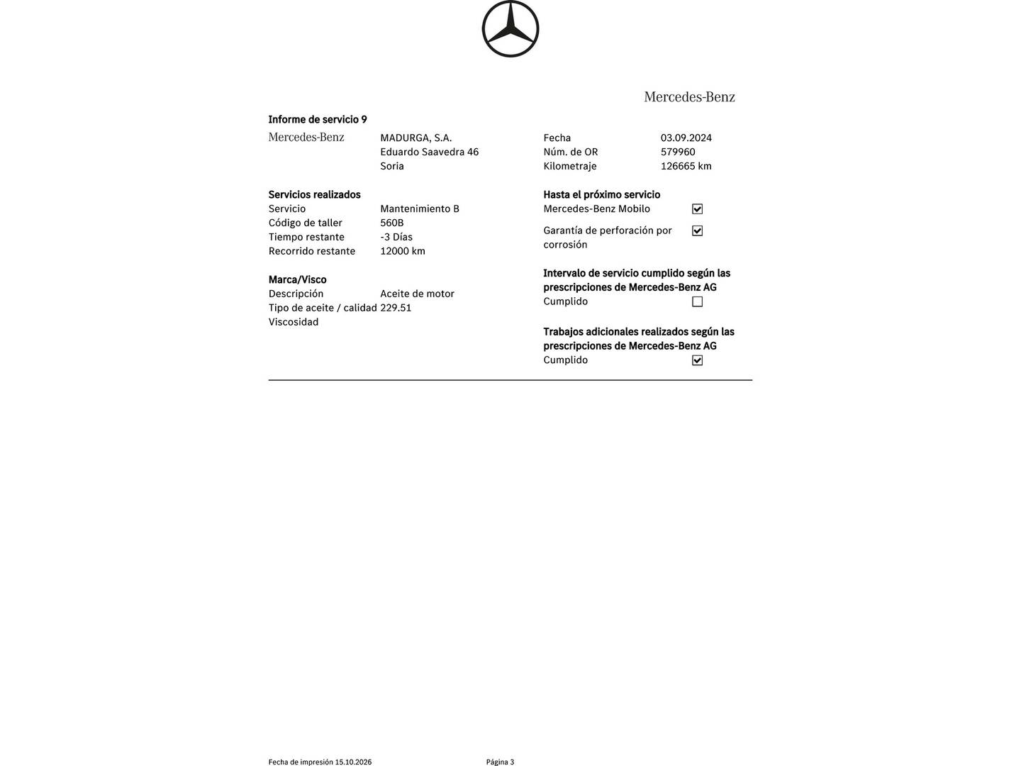 Foto del mantenimiento del Mercedes Clase C Mercedes Clase C 220 BlueTEC Avantgarde (170 CV)