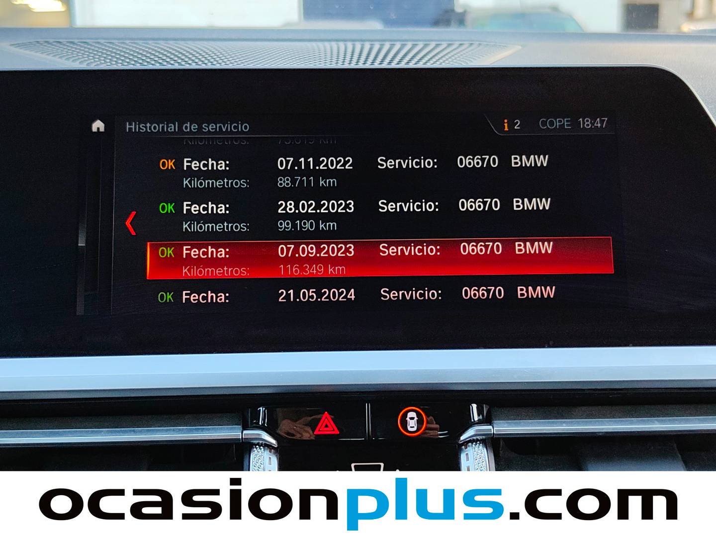 Foto del mantenimiento del BMW Serie 3 BMW Serie 3 318d (150 CV)
