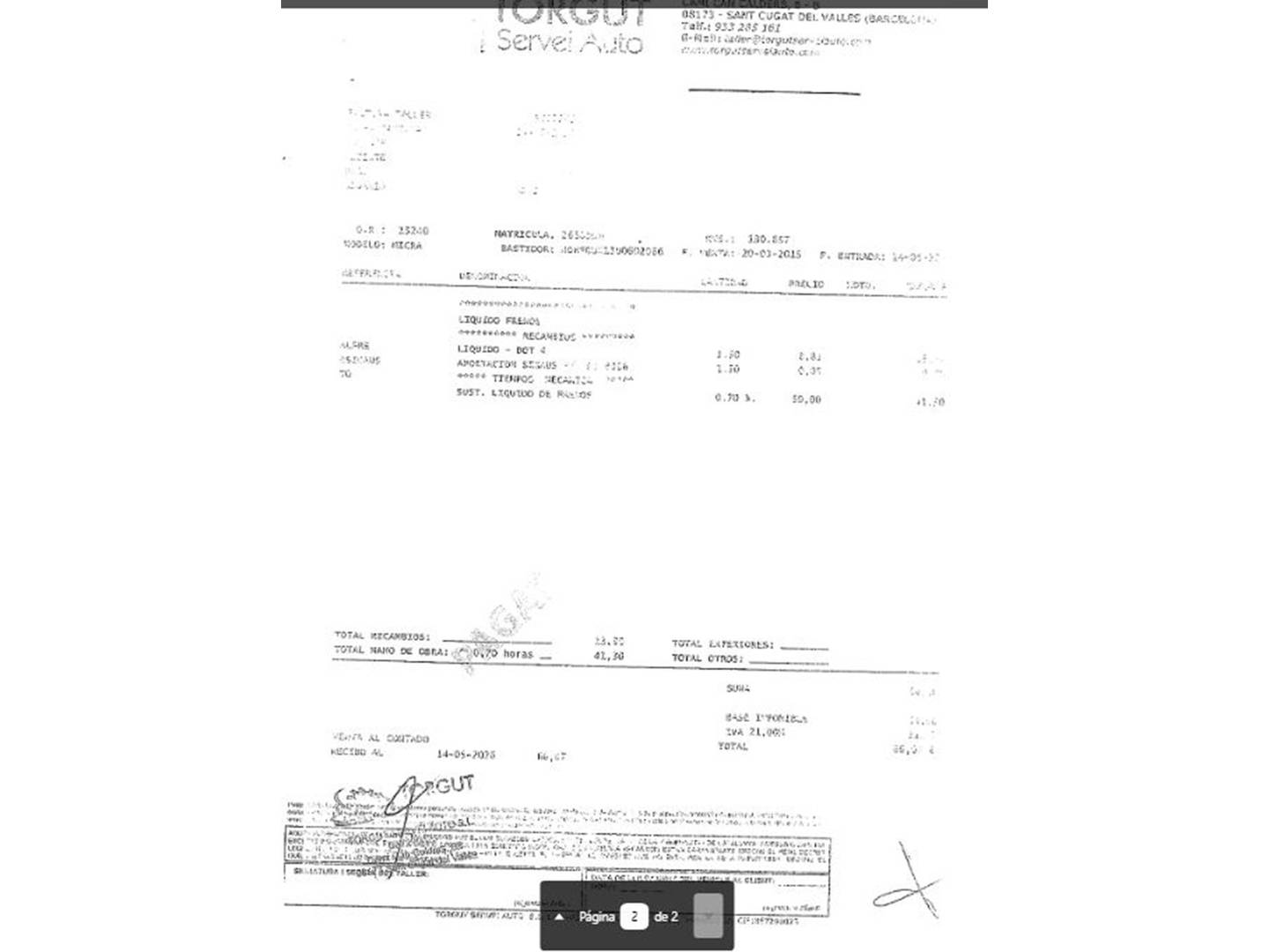 Foto del mantenimiento del Nissan Micra Nissan Micra 1.2G Acenta  (80 CV)