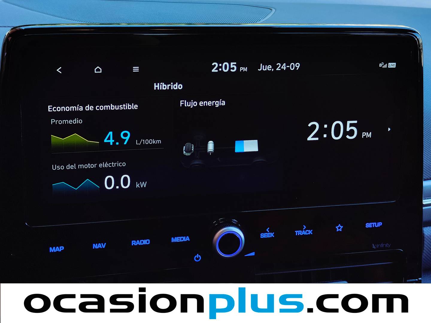 Hyundai IONIQ Hyundai Ioniq 1.6 GDI HEV Tecno DCT (141 CV) de segunda mano