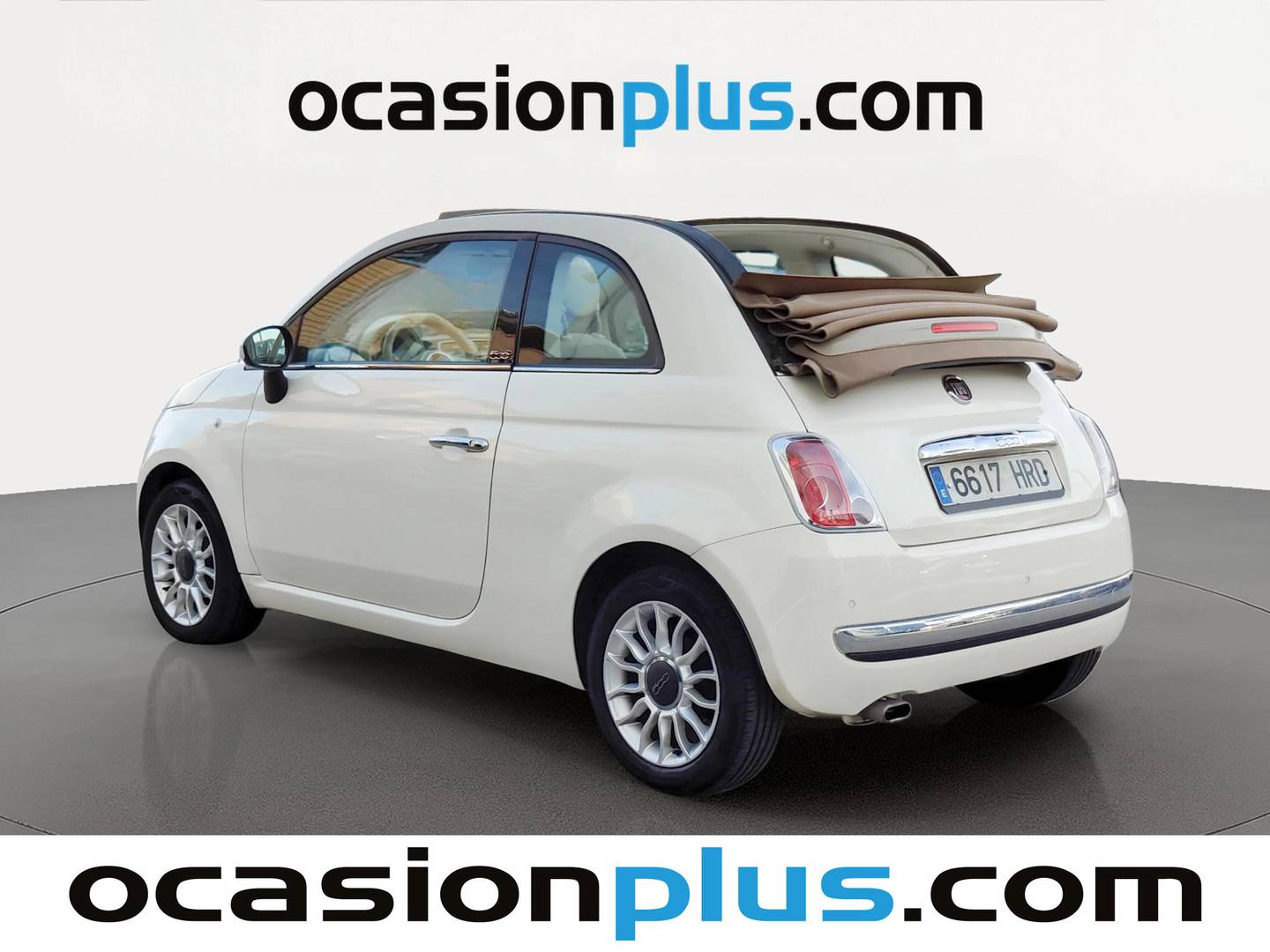Foto trasera Fiat 500C Fiat 500C 1.2 8v Sport Cabrio (69 CV) derecha