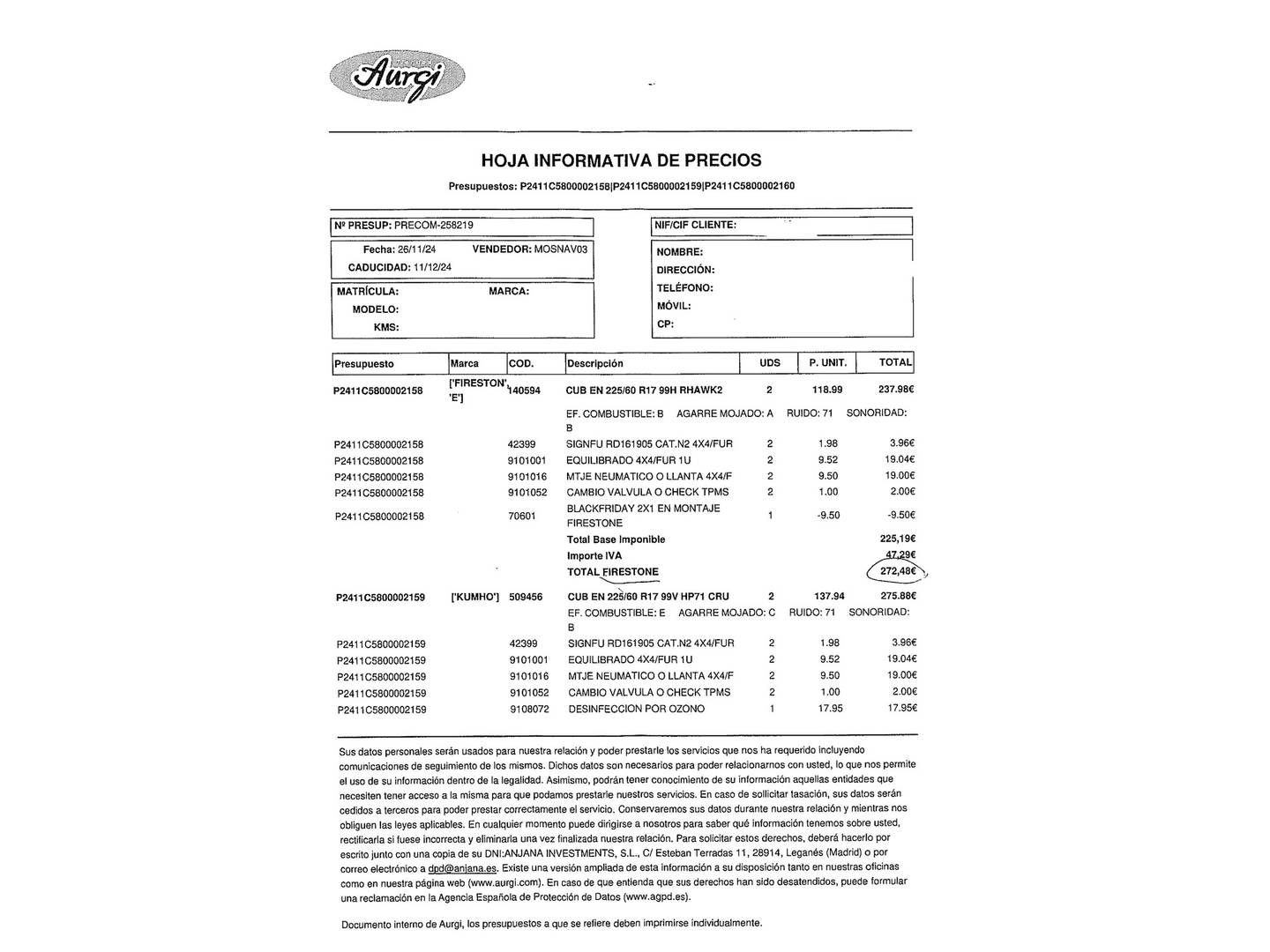 Foto del mantenimiento del KIA Sportage KIA Sportage 1.6 GDI Drive 4x2 (135 CV)