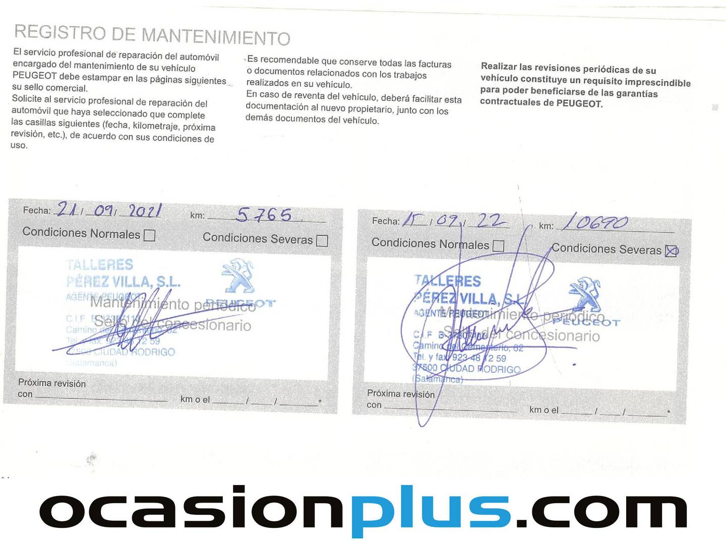 Foto del mantenimiento del Peugeot 308 Peugeot 308 PureTech 130 S&S Allure Pack (130 CV)