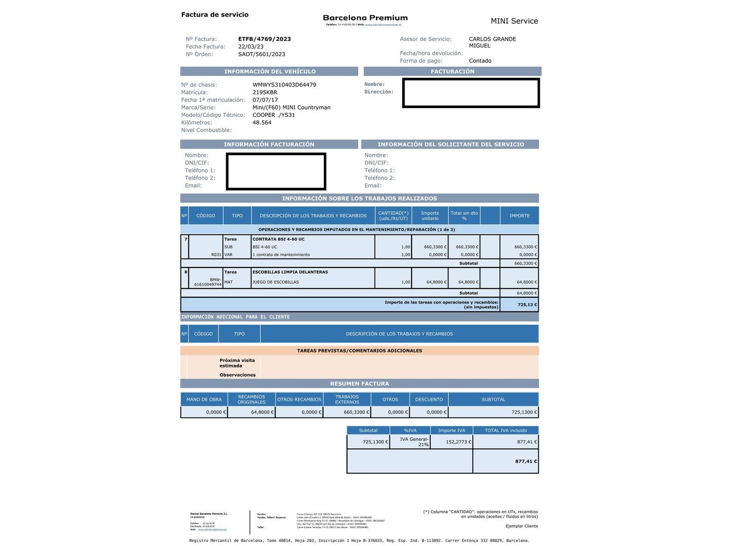 Foto Mini Countryman MINI MINI Countryman Cooper (136 CV)
