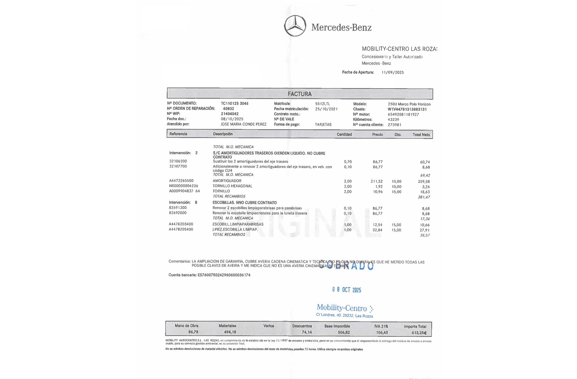 Mercedes-Benz Clase V 250 d Marco Polo Horizon Largo Camperizada - foto 28