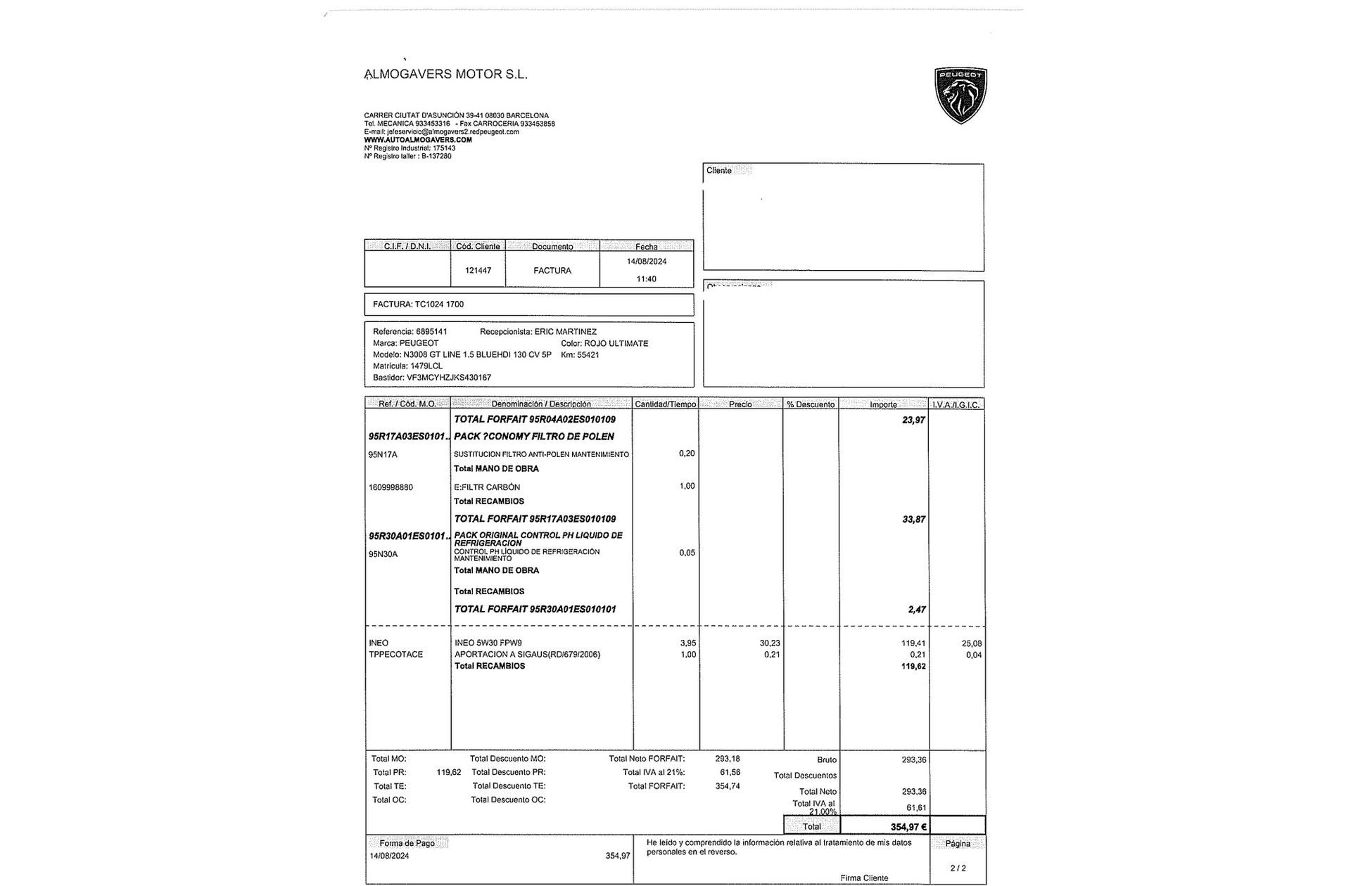 Peugeot 3008 BlueHDi 130 GT Line - foto 24