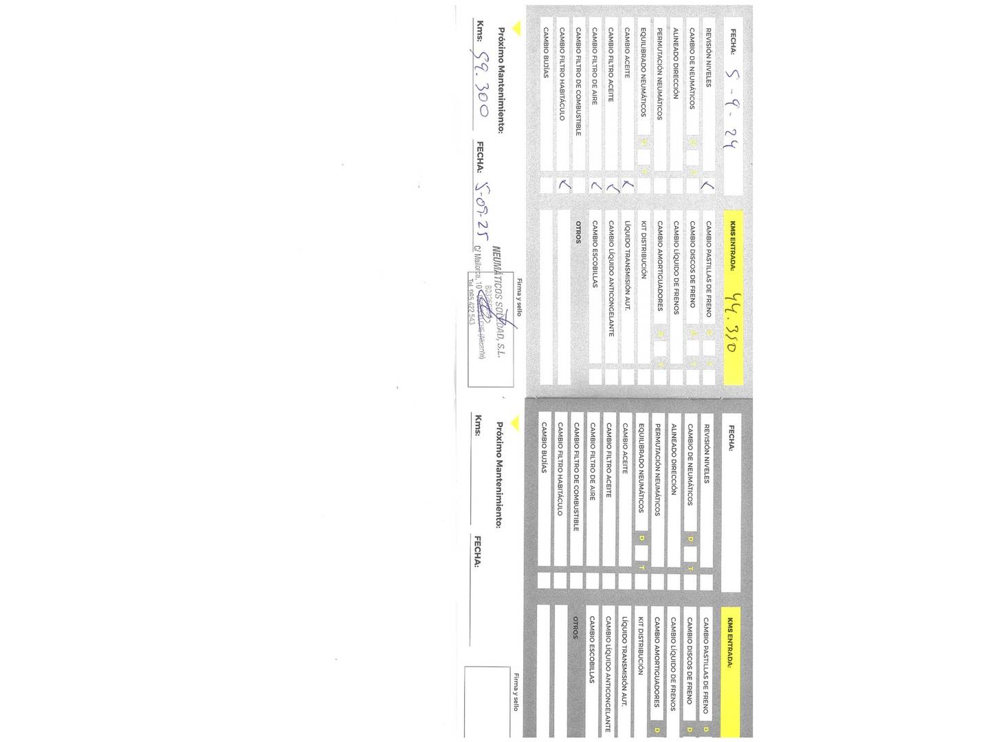 Foto del mantenimiento del Renault Mégane Renault Megane Limited TCe (115 CV) GPF