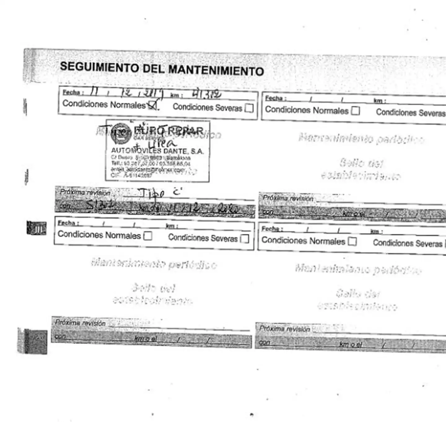 Mantenimiento
