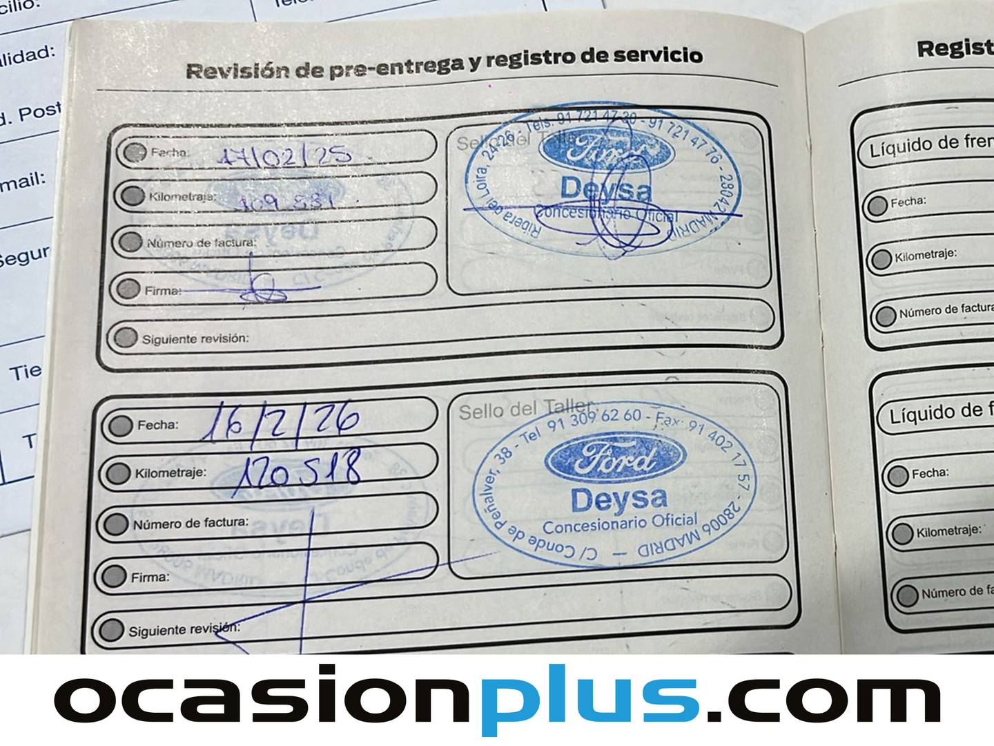 Foto del mantenimiento del Ford Focus Ford Focus 1.0 Ecoboost Auto-S/S 125v Pow. Titanium