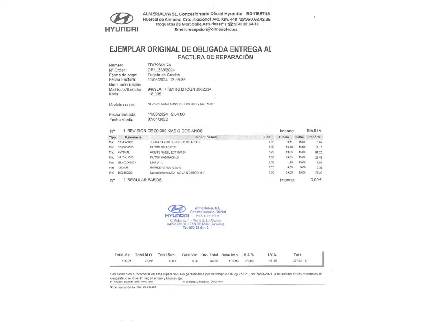 Foto Hyundai Kona Hyundai Kona 2.0 TGDI N Sky DCT (280 CV)