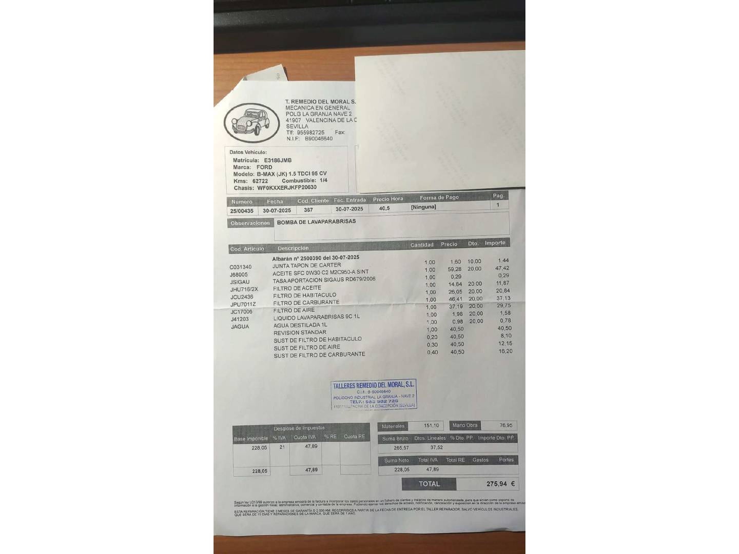 Foto Ford B-MAX Ford B-Max 1.5 TDCi Trend (95 CV)