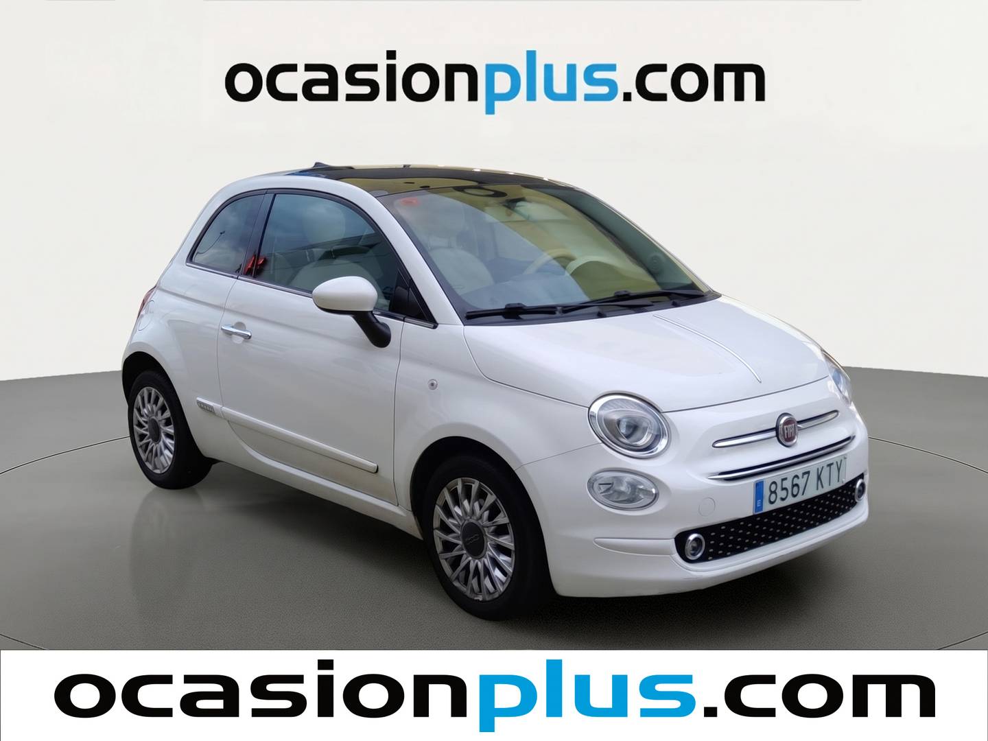 Foto delantera Fiat 500 Fiat 500 1.2 8v Lounge (69 CV) derecha