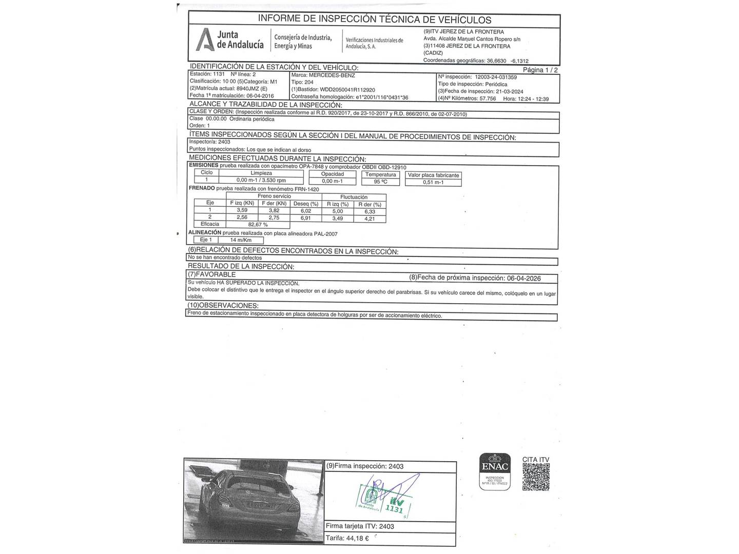 Foto Mercedes Clase C Mercedes-Benz Clase C C 220 d (170 CV)