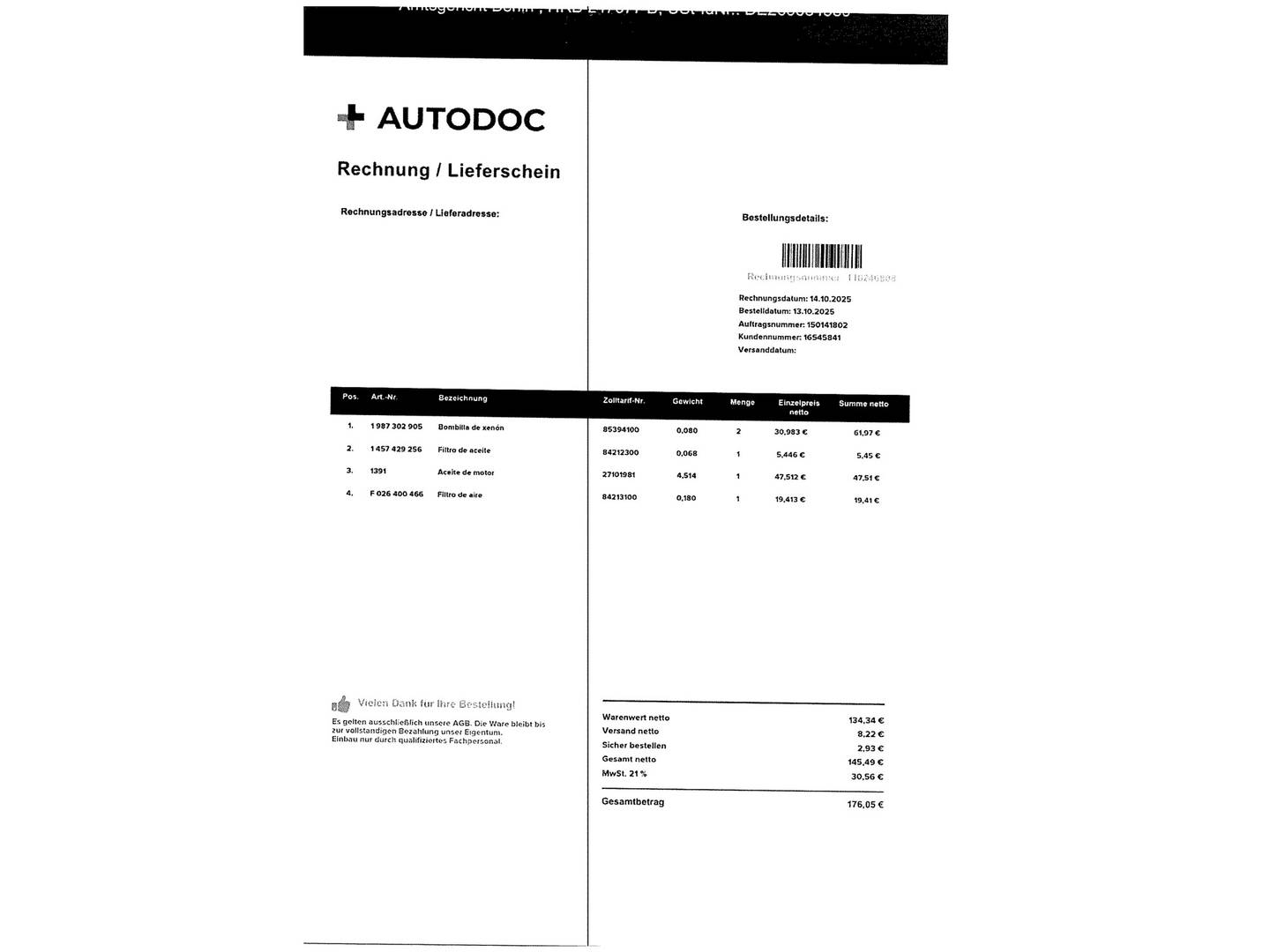 Foto del mantenimiento del Abarth 500 Abarth 500 1.4 16v T-Jet (135 CV)