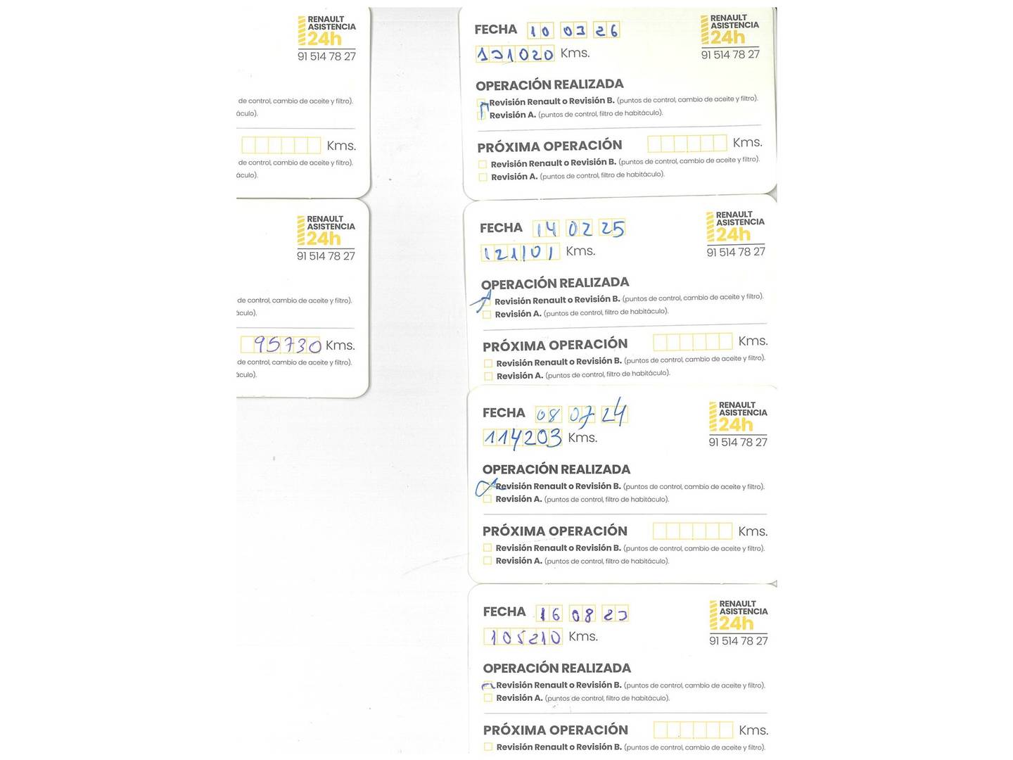 Foto del mantenimiento del BMW Serie 2 Active Tourer BMW Serie 2 216d Active Tourer (116 CV)