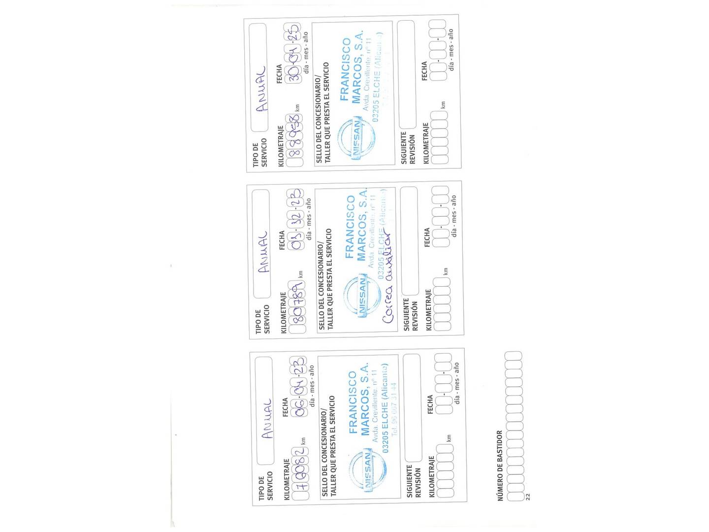 Foto del mantenimiento del Nissan QASHQAI Nissan Qashqai 1.6 dCi S&S Tekna Premium 4x2 (130 CV)