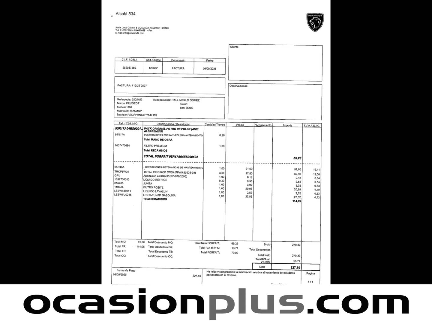 Foto Peugeot 308 Peugeot 308 PureTech 130 S&S Allure EAT8 (130 CV)