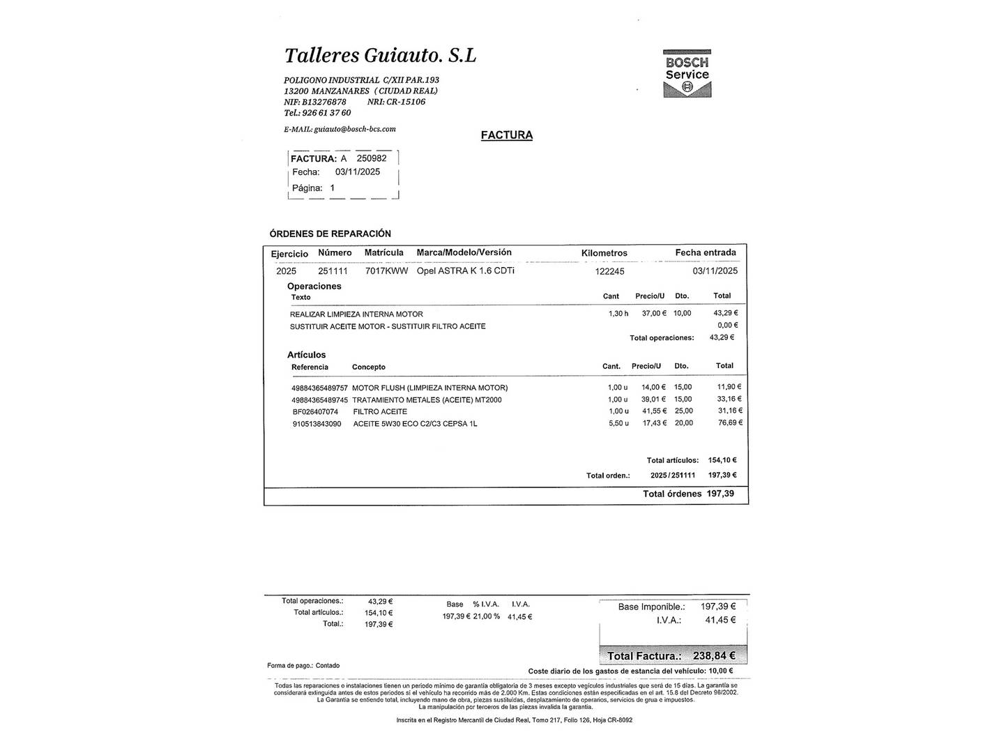 Foto Opel Astra Opel Astra 1.6 CDTi S&S Selective Pro 81 (110 CV)