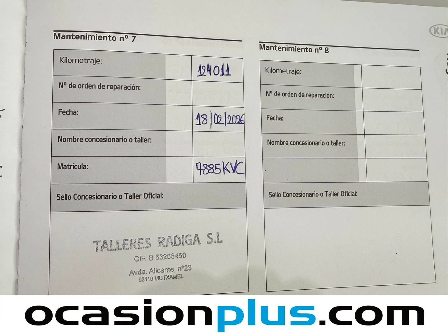 Foto del mantenimiento del KIA Niro KIA Niro 1.6 GDi HEV Híbrido Drive (141 CV)