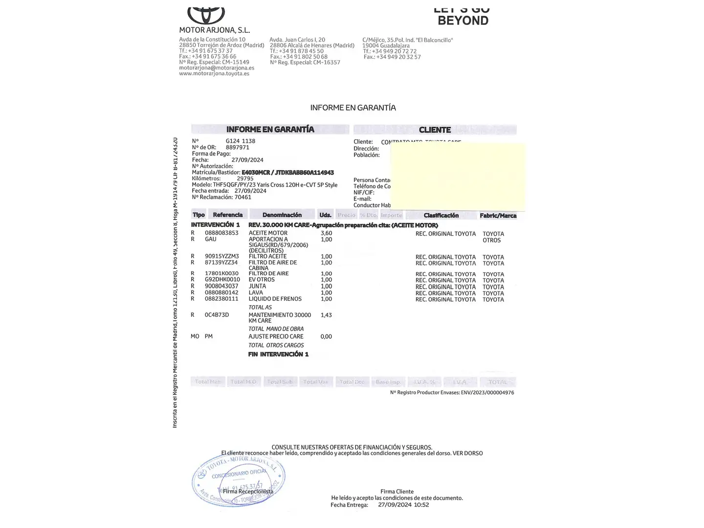 Mantenimiento