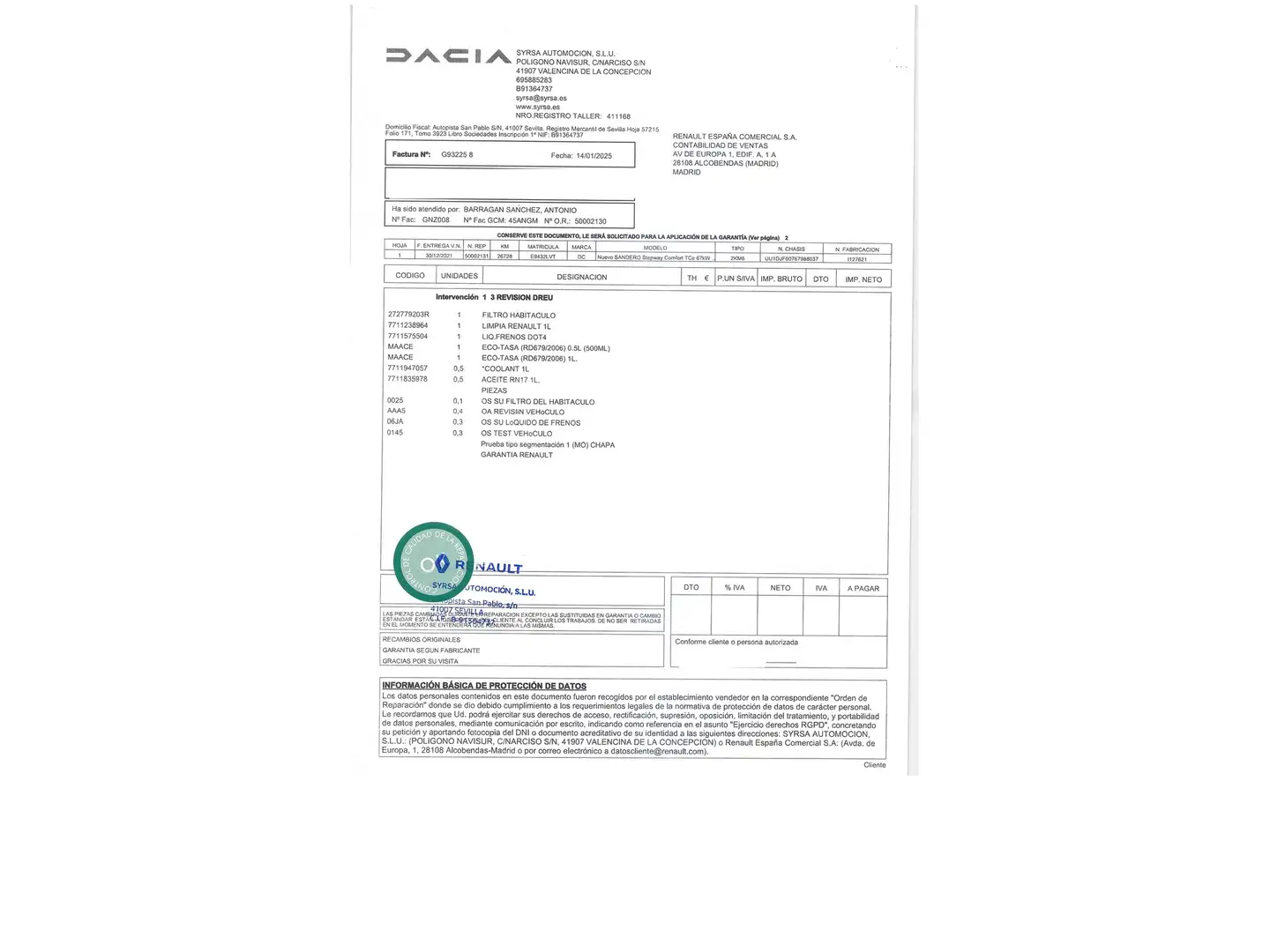 Foto Dacia Sandero Dacia Sandero Stepway Comfort TCe (90CV) CVT